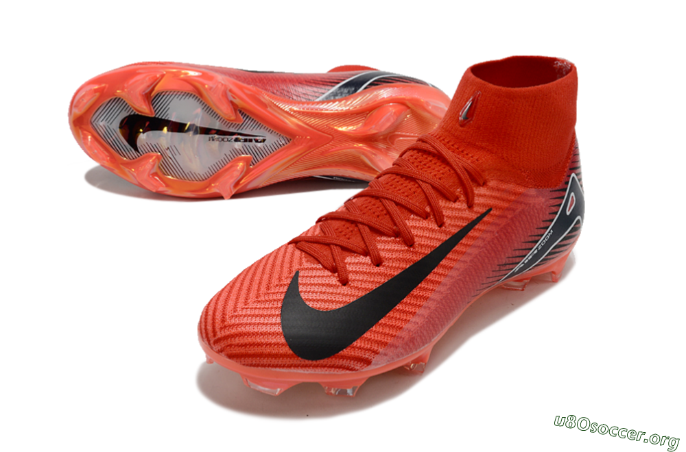 Nike Air Zoom Mercurial Superfly 10 Elite FG Football Boots - Red/Black/White 0