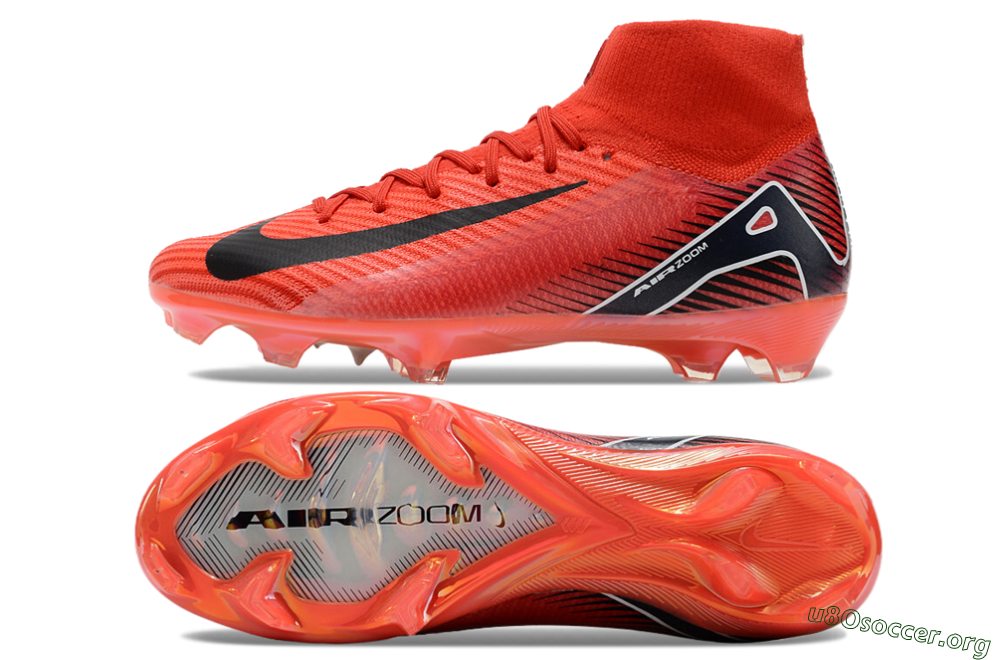 Nike Air Zoom Mercurial Superfly 10 Elite FG Football Boots - Red/Black/White 1