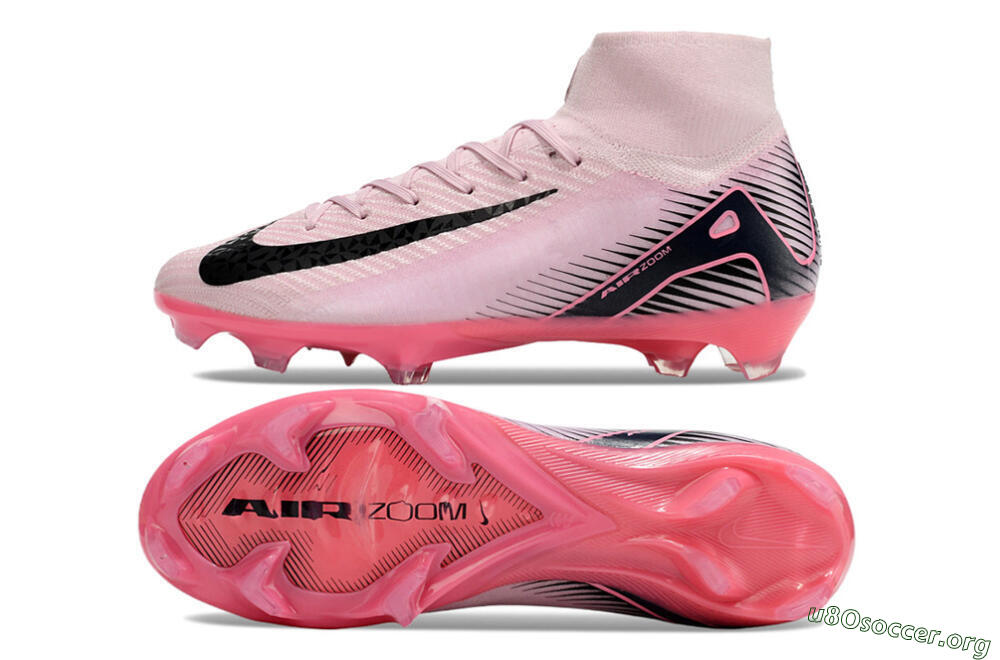 Nike Air Zoom Mercurial Superfly 10 Elite FG Football Boots - Pink/Black 1