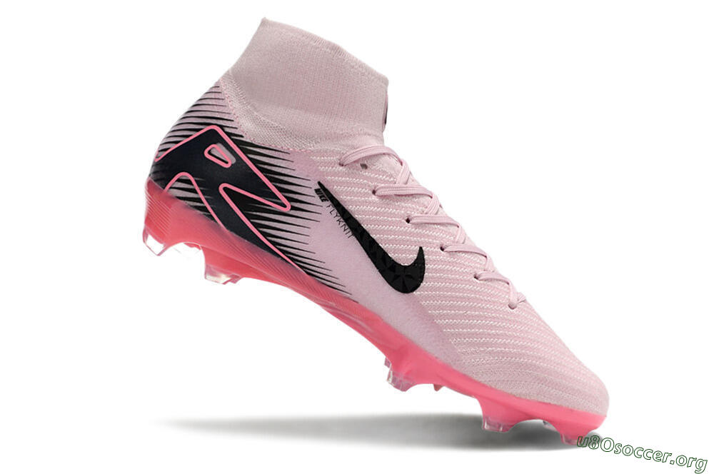 Nike Air Zoom Mercurial Superfly 10 Elite FG Football Boots - Pink/Black 4