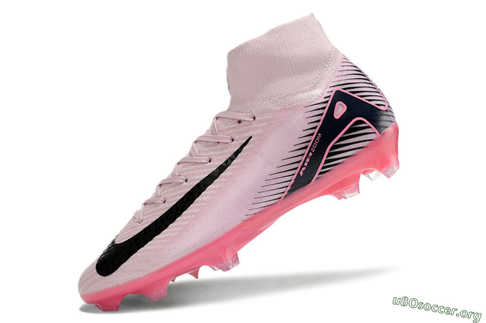 Nike Air Zoom Mercurial Superfly 10 Elite FG Football Boots - Pink/Black 5
