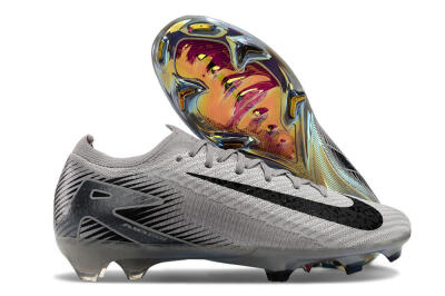 Nike Air Zoom Mercurial Vapor 16 Elite FG Football Boots - Grey/Black/Gold