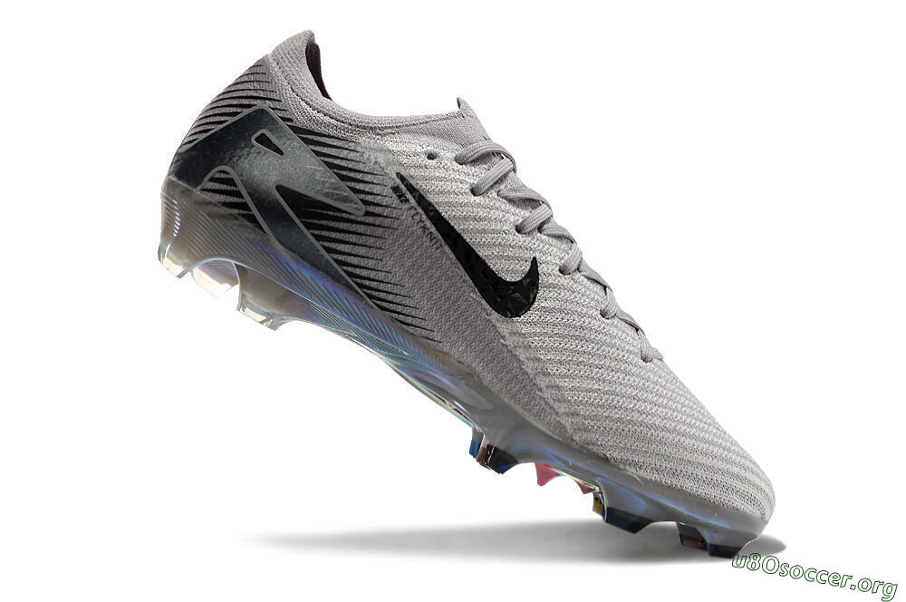 Nike Air Zoom Mercurial Vapor 16 Elite FG Football Boots - Grey/Black/Gold 4