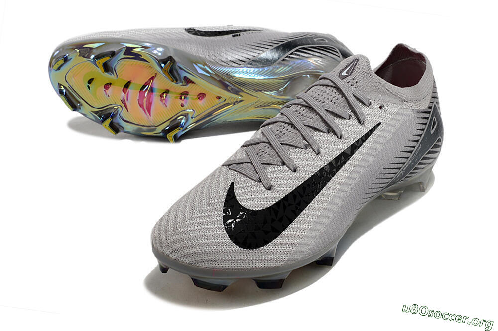 Nike Air Zoom Mercurial Vapor 16 Elite FG Football Boots - Grey/Black/Gold 0