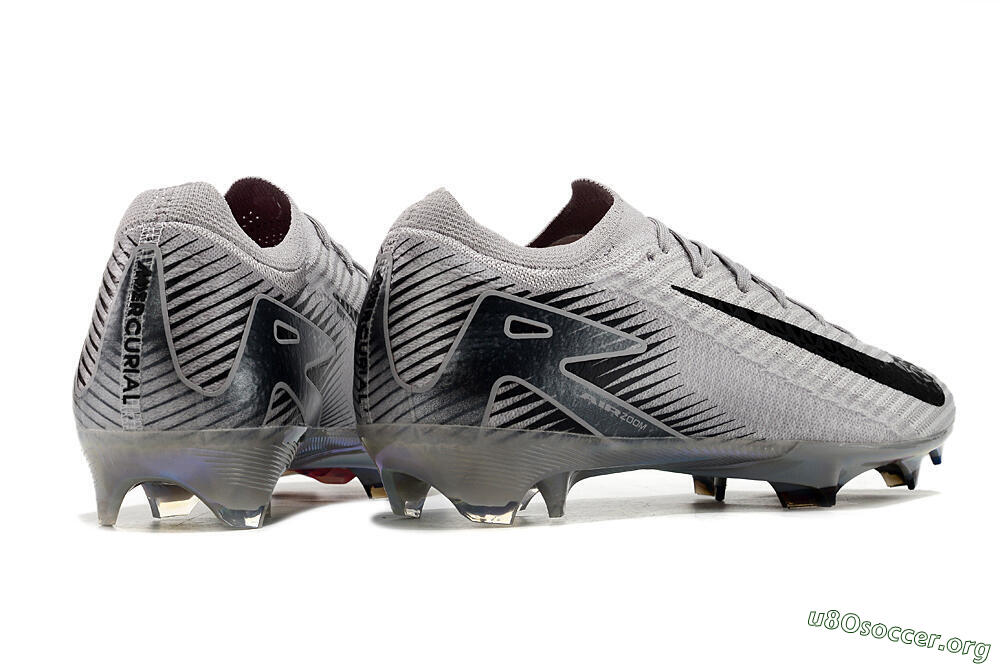 Nike Air Zoom Mercurial Vapor 16 Elite FG Football Boots - Grey/Black/Gold 6