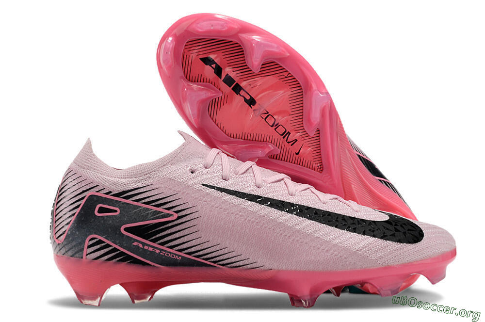 Nike Air Zoom Mercurial Vapor 16 Elite FG Football Boots - Pink/Black 2