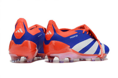 Adidas Predator Elite Foldover Tongue FG Football Boots - Blue/White/Red