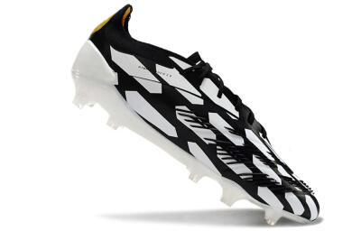 Adidas Predator 24 Elite FG Football Boots - White/Black/Gold