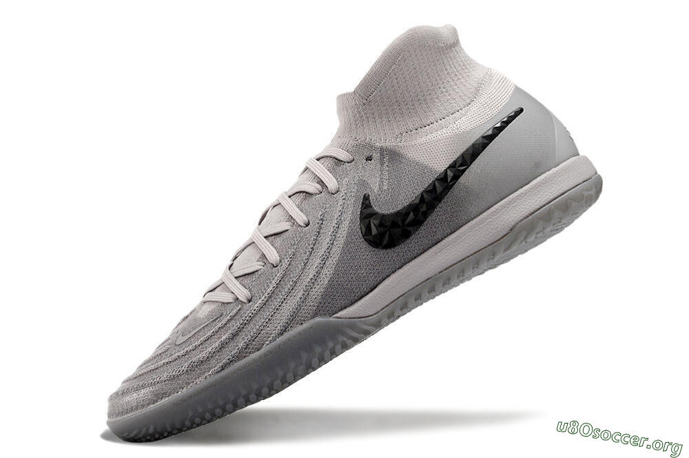 Nike Phantom Luna Elite NU IC Football Shoes - Grey/Black/White 5