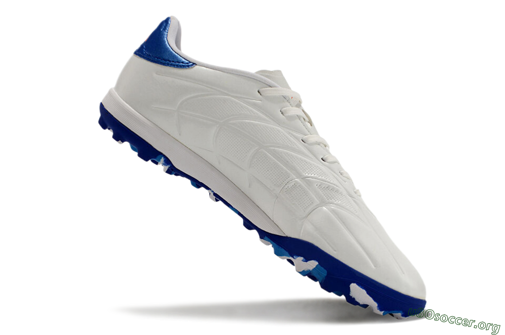 Adidas Copa Pure.3 TF Football Shoes - White/Blue/Red 4