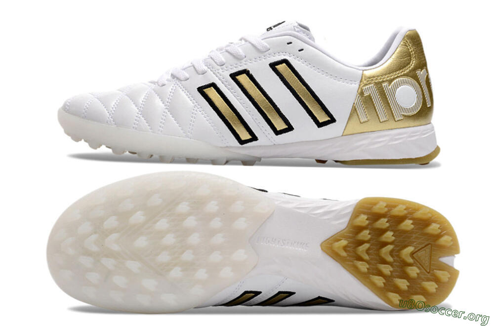 Adidas AdiPure Limited Edition 11PRO TK TF Football Shoes - White/Yellow/Gold 1