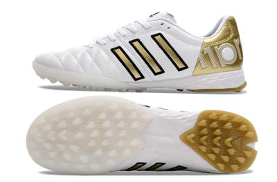 Adidas AdiPure Limited Edition 11PRO TK TF Football Shoes - White/Yellow/Gold