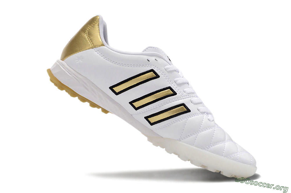 Adidas AdiPure Limited Edition 11PRO TK TF Football Shoes - White/Yellow/Gold 4