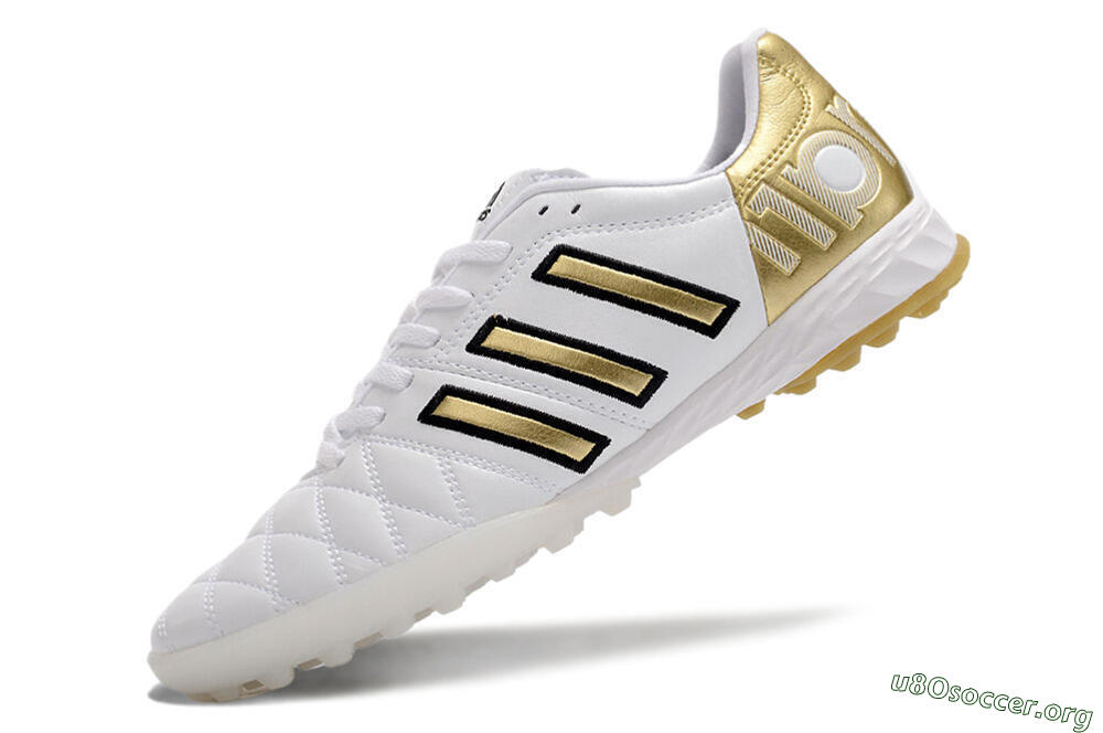 Adidas AdiPure Limited Edition 11PRO TK TF Football Shoes - White/Yellow/Gold 5