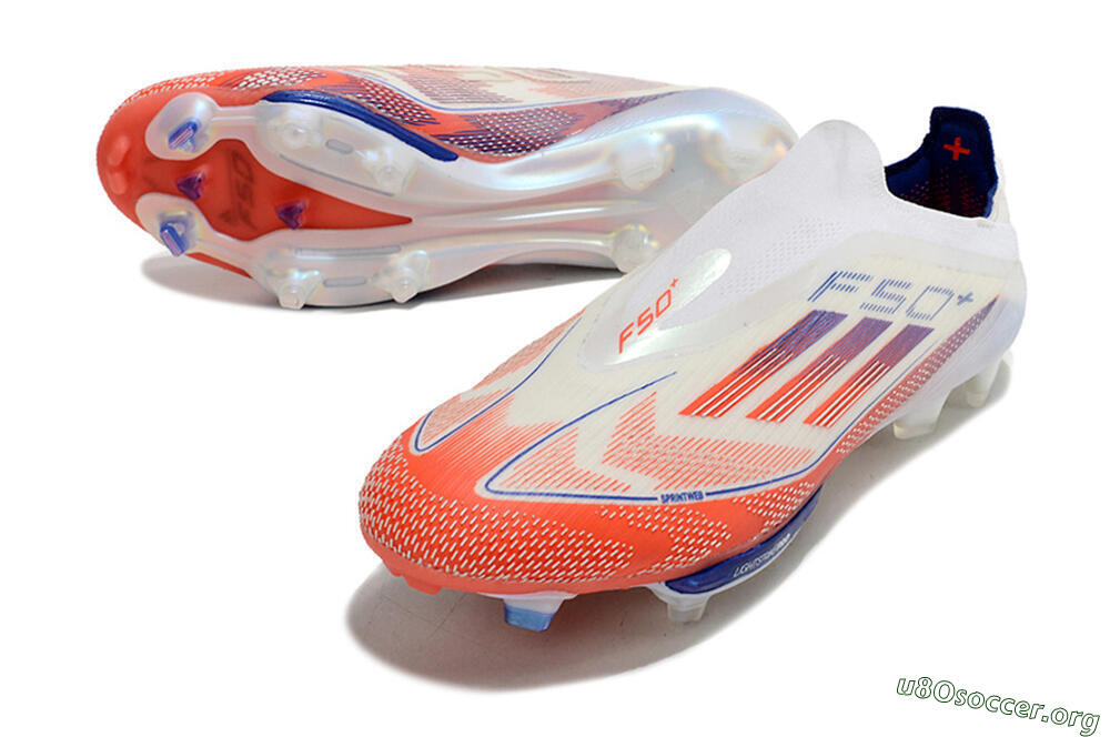 Adidas F50 Adizero FG Football Boots - Red/White/Blue 0