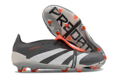Adidas Predator Elite Foldover Tongue FG Football Boots - Grey/Red/White