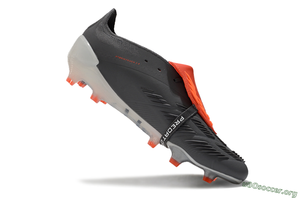 Adidas Predator Elite Foldover Tongue FG Football Boots - Grey/Red/White 4