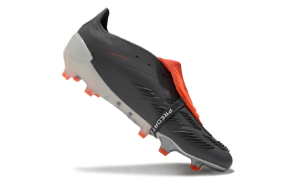 Adidas Predator Elite Foldover Tongue FG Football Boots - Grey/Red/White