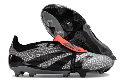 Adidas Predator Elite Foldover Tongue FG Football Boots - Silver/Black/Red