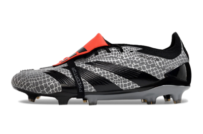 Adidas Predator Elite Foldover Tongue FG Football Boots - Silver/Black/Red