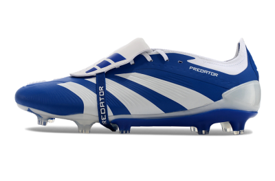 Adidas Predator Elite Foldover Tongue FG Football Boots - Blue/white/Beige