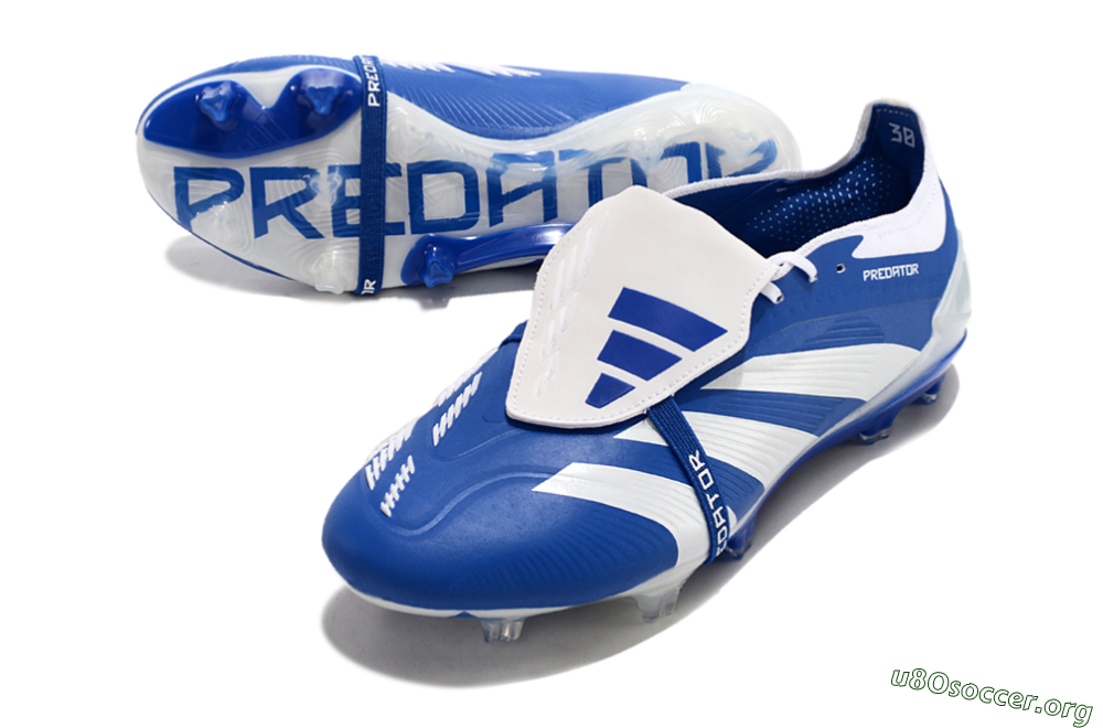 Adidas Predator Elite Foldover Tongue FG Football Boots - Blue/white/Beige 0