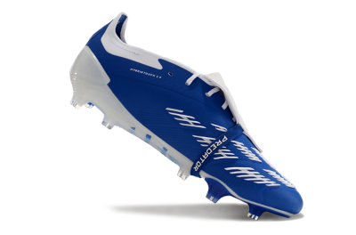 Adidas Predator Elite Foldover Tongue FG Football Boots - Blue/white/Beige