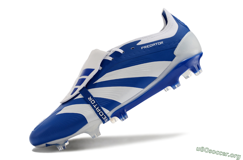 Adidas Predator Elite Foldover Tongue FG Football Boots - Blue/white/Beige 5