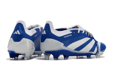 Adidas Predator Elite Foldover Tongue FG Football Boots - Blue/white/Beige
