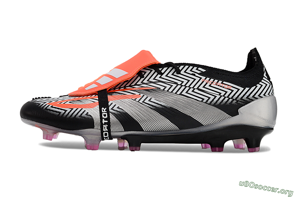 Adidas Predator Accuracy+ FG Football Boots - White/Red/Silver 3