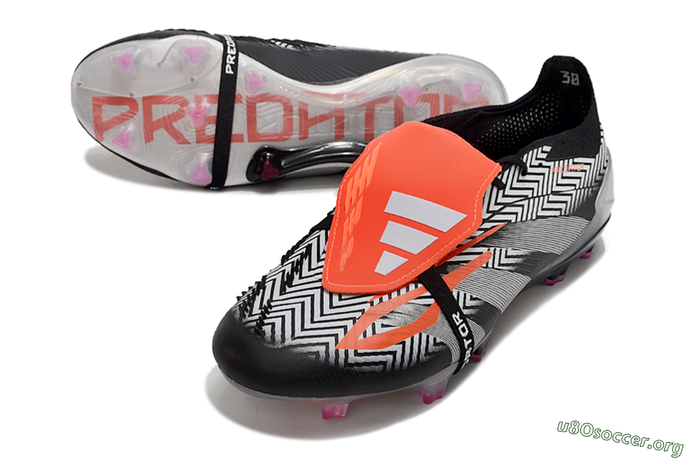 Adidas Predator Accuracy+ FG Football Boots - White/Red/Silver 0