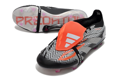 Adidas Predator Accuracy+ FG Football Boots - White/Red/Silver