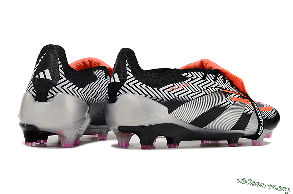 Adidas Predator Accuracy+ FG Football Boots - White/Red/Silver 6
