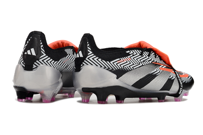 Adidas Predator Accuracy+ FG Football Boots - White/Red/Silver
