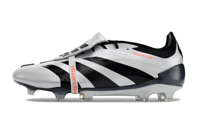 Adidas Predator Elite Foldover Tongue FG Football Boots - Silver/Black/Red