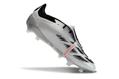 Adidas Predator Elite Foldover Tongue FG Football Boots - Silver/Black/Red
