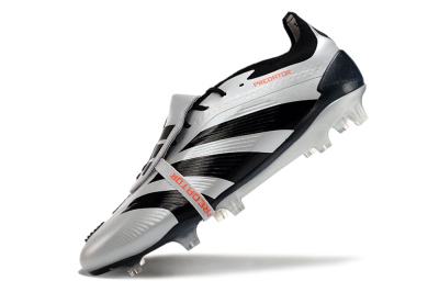 Adidas Predator Elite Foldover Tongue FG Football Boots - Silver/Black/Red