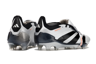 Adidas Predator Elite Foldover Tongue FG Football Boots - Silver/Black/Red