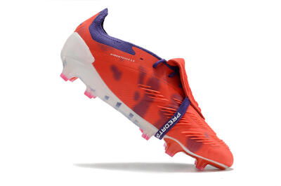 Adidas Predator Elite Foldover Tongue FG Football Boots - Red/White/Black