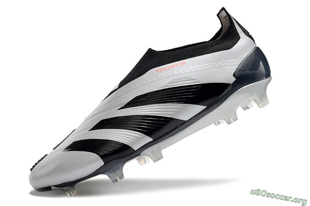 Adidas Predator Accuracy+ Laceless FG Football Boots - Silver/Black 5