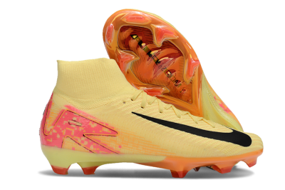 Nike Air Zoom Mercurial Superfly 10 Elite FG Football Boots - Yellow/Black/Pink/Gold