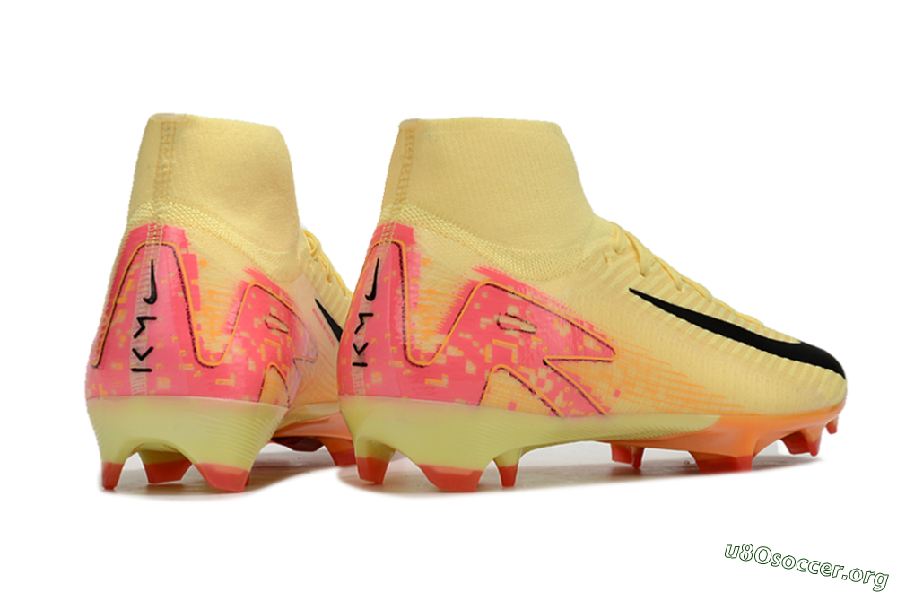 Nike Air Zoom Mercurial Superfly 10 Elite FG Football Boots - Yellow/Black/Pink/Gold 6