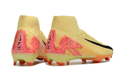 Nike Air Zoom Mercurial Superfly 10 Elite FG Football Boots - Yellow/Black/Pink/Gold