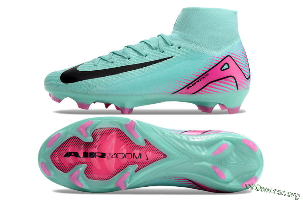Nike Air Zoom Mercurial Superfly 10 Elite FG Football Boots - Jade/Black/Pink 1