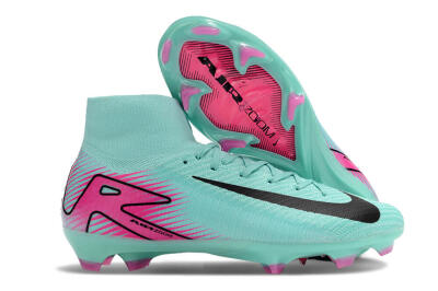 Nike Air Zoom Mercurial Superfly 10 Elite FG Football Boots - Jade/Black/Pink