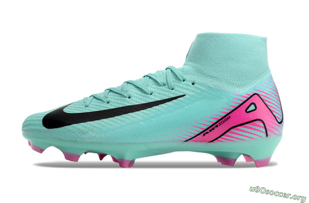 Nike Air Zoom Mercurial Superfly 10 Elite FG Football Boots - Jade/Black/Pink 3