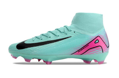 Nike Air Zoom Mercurial Superfly 10 Elite FG Football Boots - Jade/Black/Pink
