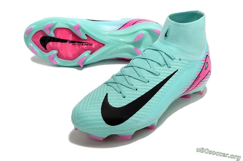 Nike Air Zoom Mercurial Superfly 10 Elite FG Football Boots - Jade/Black/Pink 0