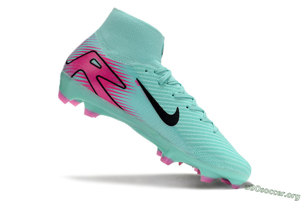 Nike Air Zoom Mercurial Superfly 10 Elite FG Football Boots - Jade/Black/Pink 4