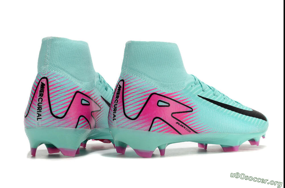 Nike Air Zoom Mercurial Superfly 10 Elite FG Football Boots - Jade/Black/Pink 6